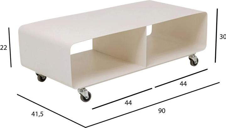 Image du produit Kare Design Lowboard Lounge M Creme 90x30cm (90 x 42 x 30 cm)