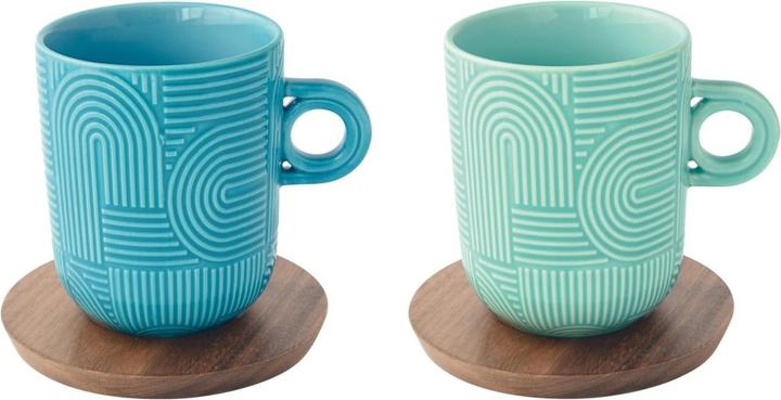 Actual product image Easy Life 2er Set Take a Loop Kaffeetasse (350 ml, 2x)