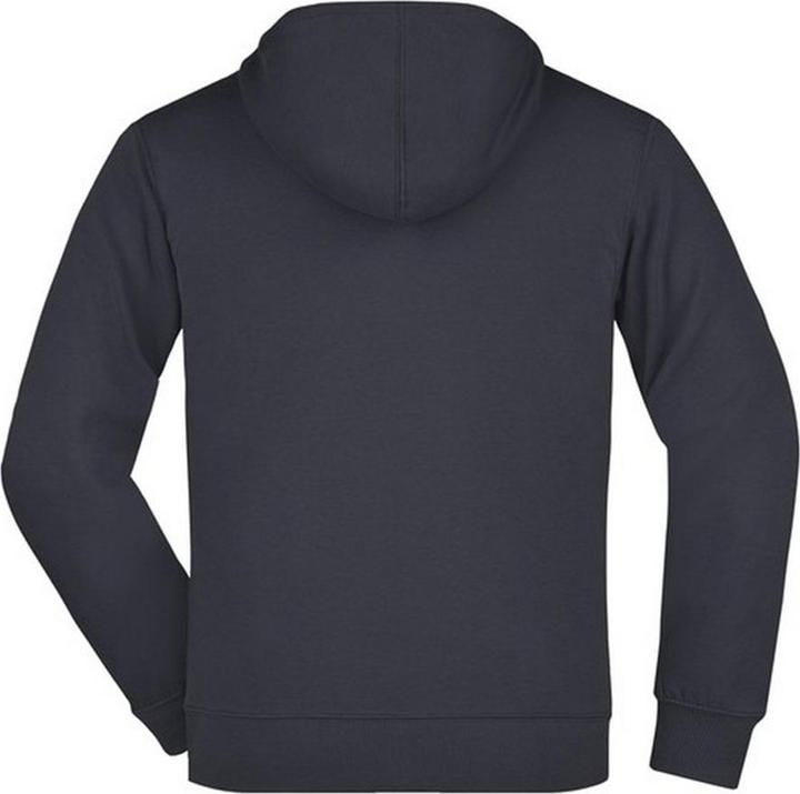 Produktbild James & Nicholson Kapuzenpullover Durchgehender Reissverschluss (M)