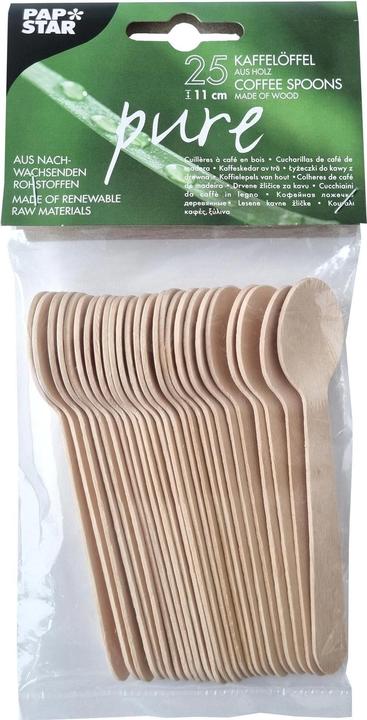 Image du produit Papstar Cuillère à café jetable Pure 25 pièces brun (25 x)