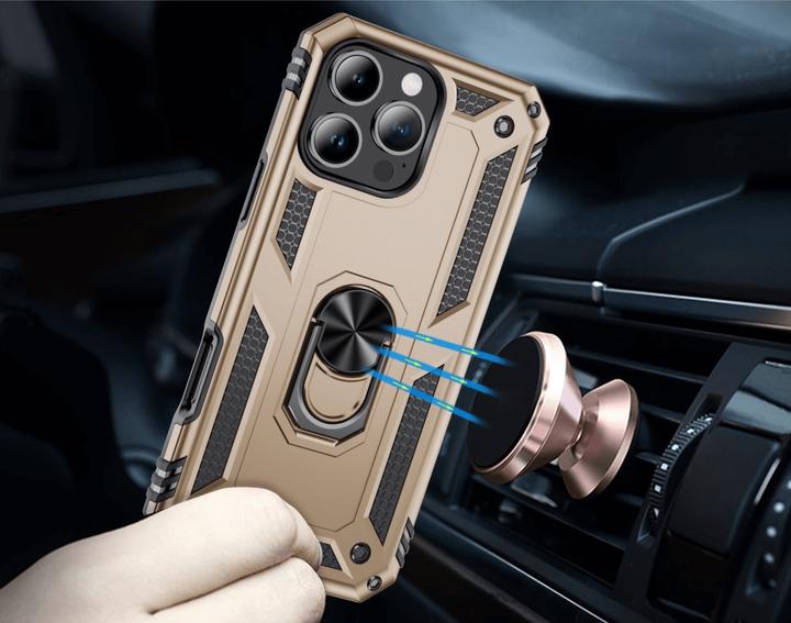 Actual product image Cover-Discount iPhone 16 Pro - Robust back cover with kickstand (Apple iPhone 16 Pro)