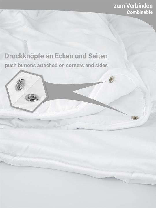 Produktbild Aspero 2 x Vierjahreszeiten-Bettdecke Dublin - 9177 (3800 g, Polyester, 200 x 220 cm)