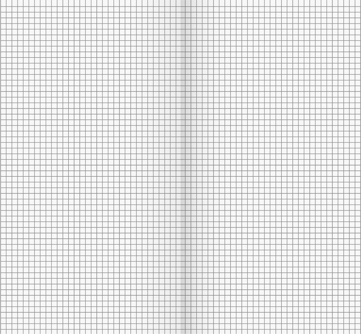 Actual product image exercise book (A4, Checked, Hardcover)