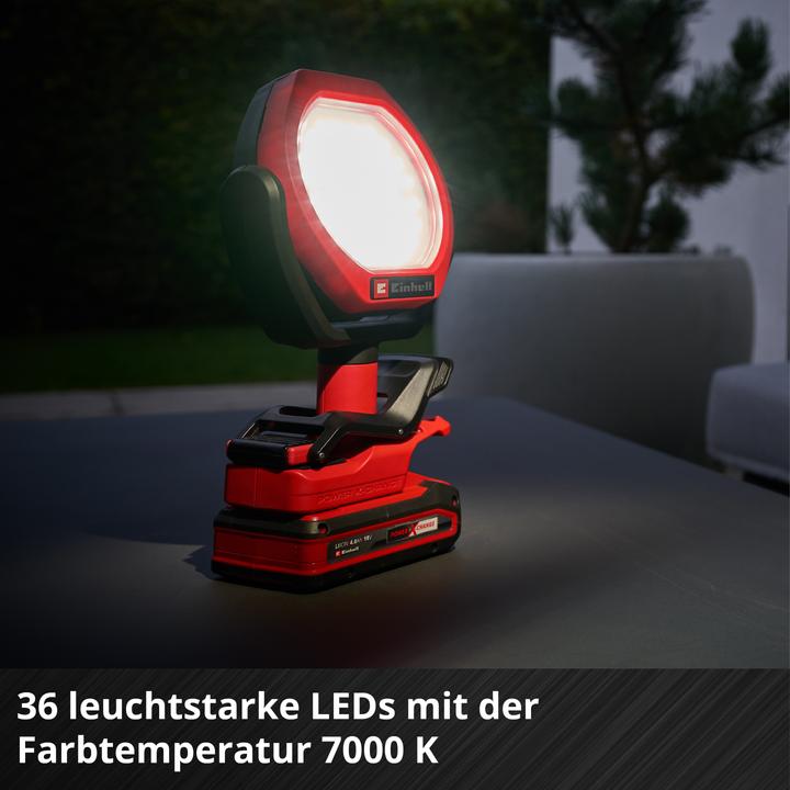 Productafbeelding Einhell Akku-Lampe TP-CL 3000 Li-Set (3000 lm)