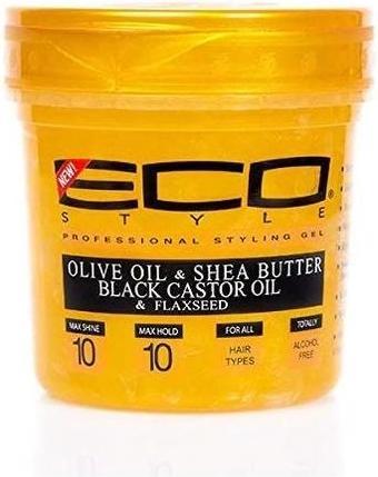 Produktbild Eco Style Gold Olivenöl Sheabutter Schwarzes Rizinusöl Leinsamen 32oz (32 ml)