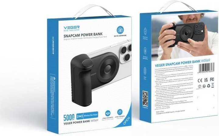 Produktbild Veger Snapcam (5000 mAh, 5 W, 18.50 Wh)