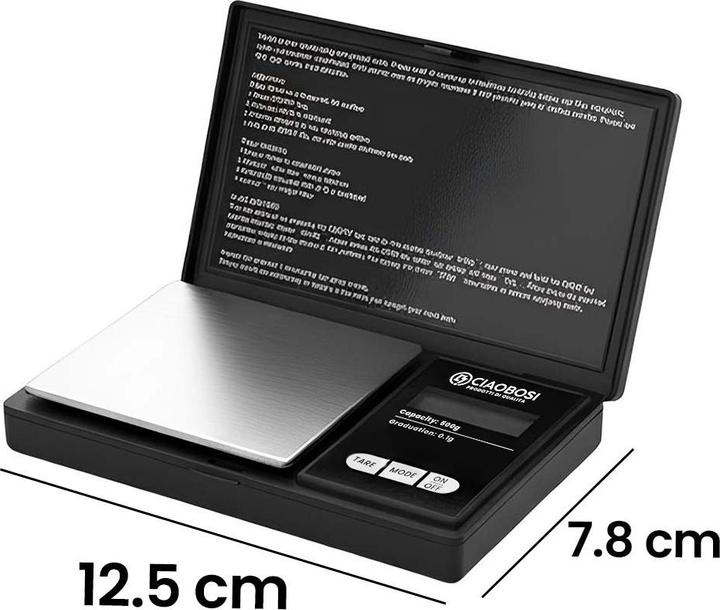 Produktbild Avizar Präzisionswaage 0,01–500g mit Deckel