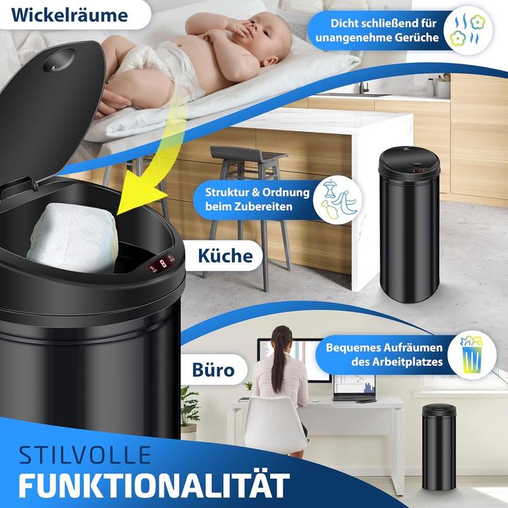 Produktbild Kesser Sensor-Abfalleimer, 40 L (40 l)