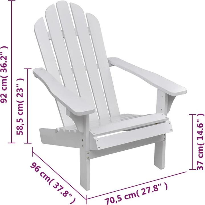 Actual product image vidaXL Gartenstuhl