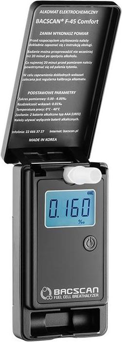 Immagine prodotto Bacscan F-45 COMFORT etilometro elettrochimico