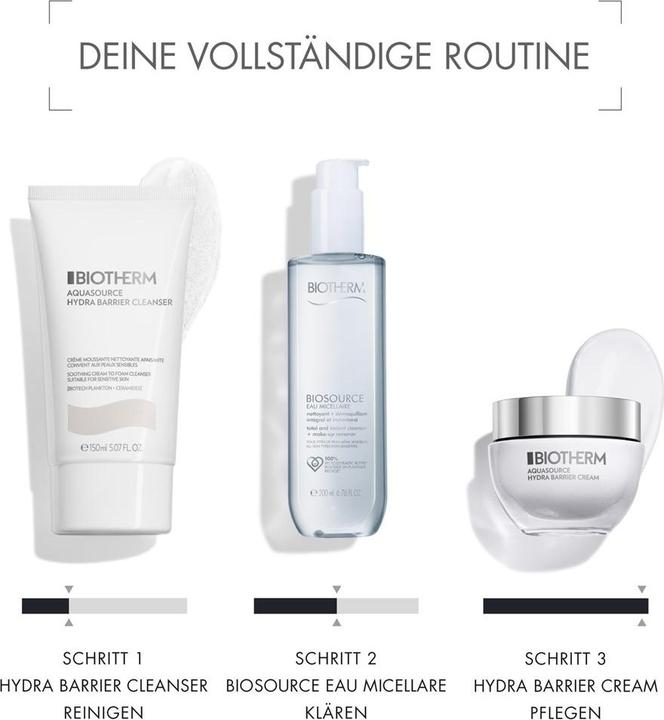 Immagine prodotto Biotherm Aquasource Hydra Barrier Cream - 75 Ml (75 ml, Crema 24h)