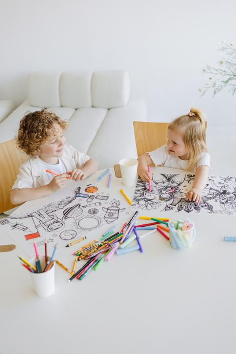 Immagine prodotto Funny Mat Tappetino da colorare lavabile Unicorno (48 x 33,5 cm)