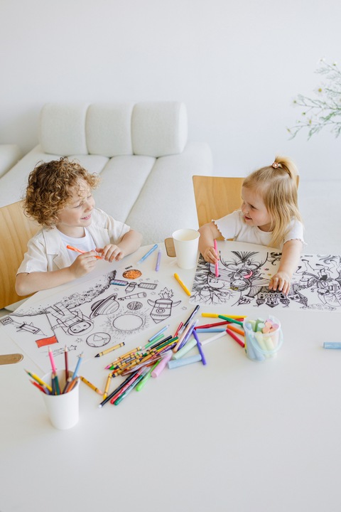 Actual product image Funny Mat Reusable Painting Mat UNICORN (48 x 33.5 cm)