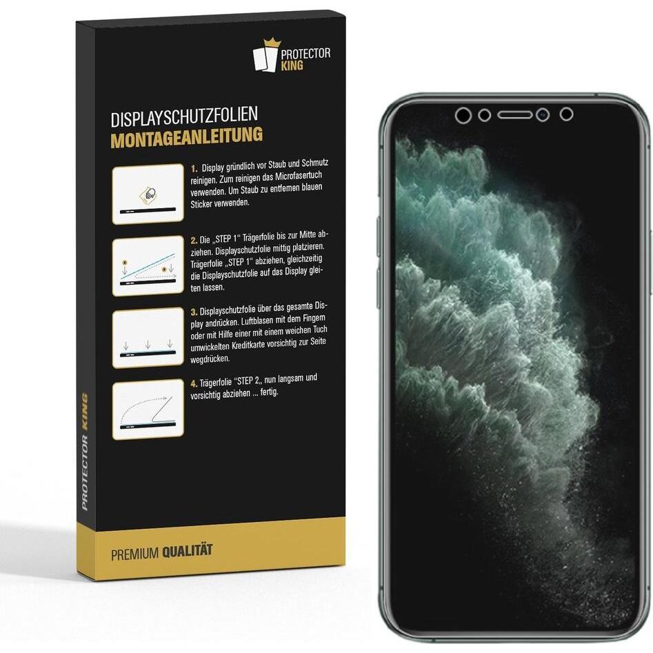 Thumbnail - Protectorking 2x Premium Displayschutzfolie 3D KLAR (2 Stück, Apple iPhone 11 Pro Max), Smartphone Schutzfolie