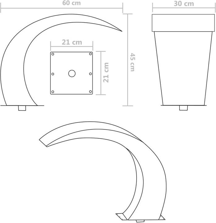 Produktbild vidaXL Pool Fontäne