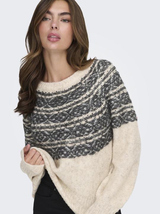 Produktbild Only Onlsidona Life Ls Jq O-Neck KNT (M)