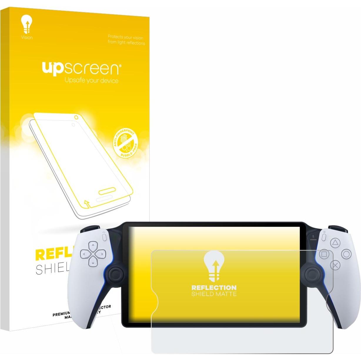 upscreen Reflection Shield Displayschutz Matt, Weiteres Gaming Zubehör, Grau