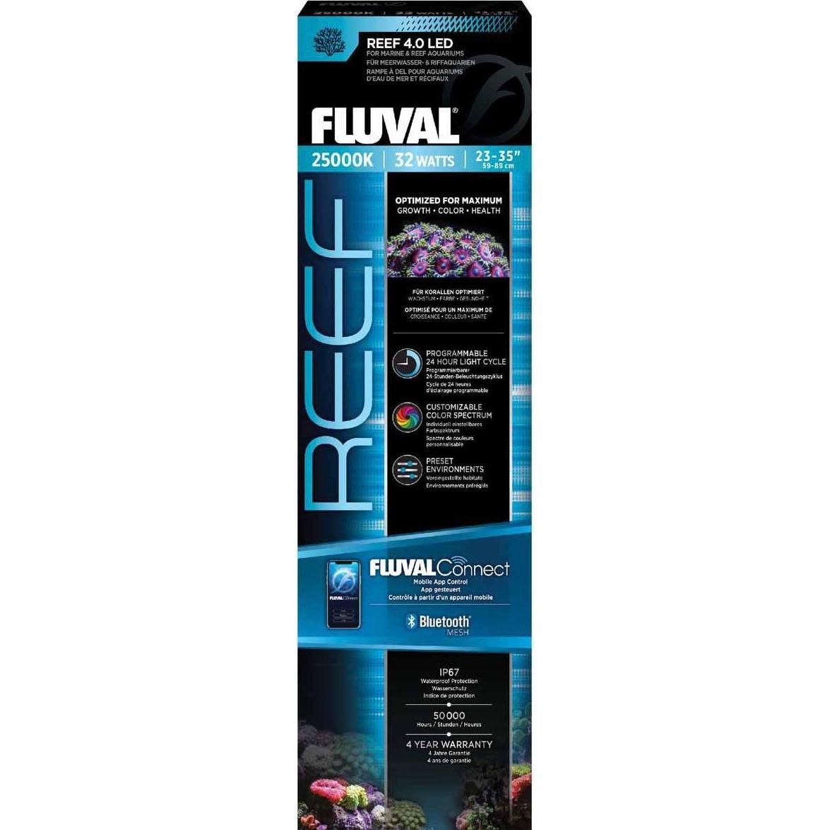 Comparer les prix de Fluval - Reef LED 4.0 - 32W 58.9-88.9CM (LED, 32 W), Éclairage pour aquarium
