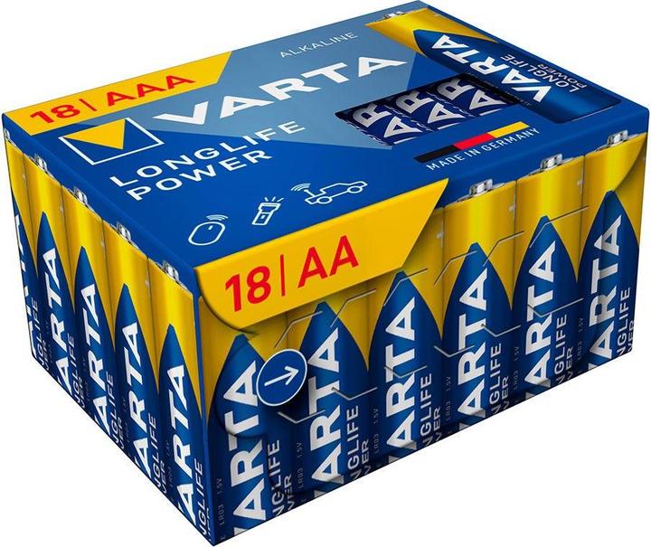 Produktbild Varta Longlife Power AA (18 Stk., AA, 2970 mAh)