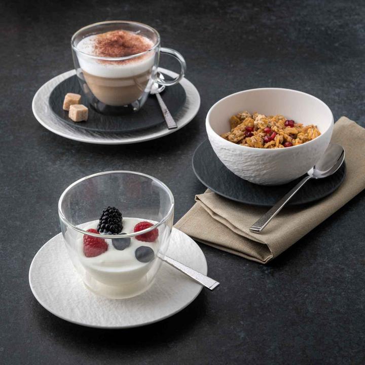 Produktbild Villeroy & Boch Manufacture Rock Glow Espressoglas mit Untertasse (60 ml, 2 x)