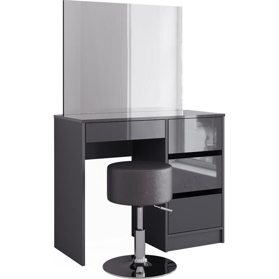 Vicco, Schminktisch, Sherry mit Hocker (90 x 75 x 40 cm)