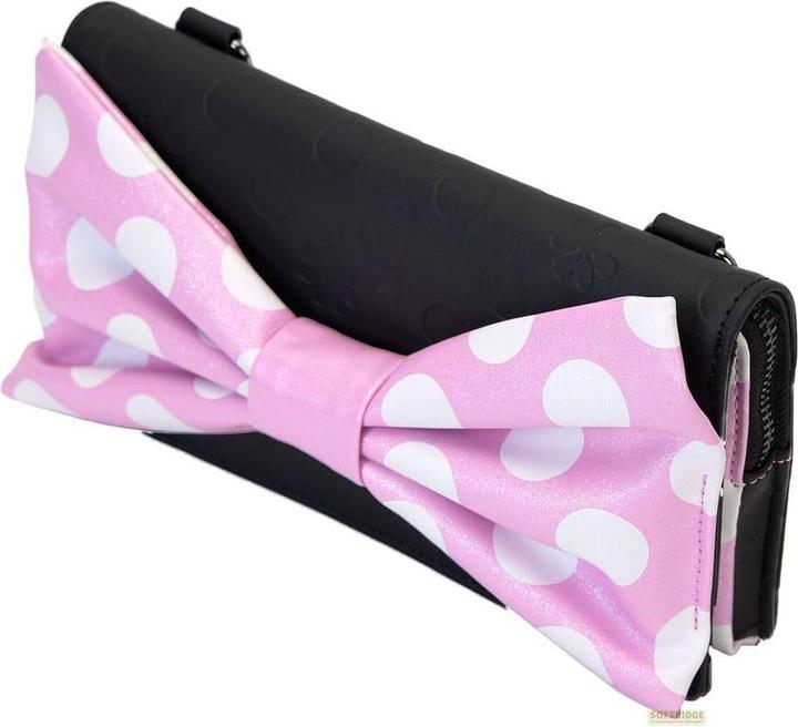 Actual product image Loungefly Disney by Crossbody Minnie Floral Rock the Dots