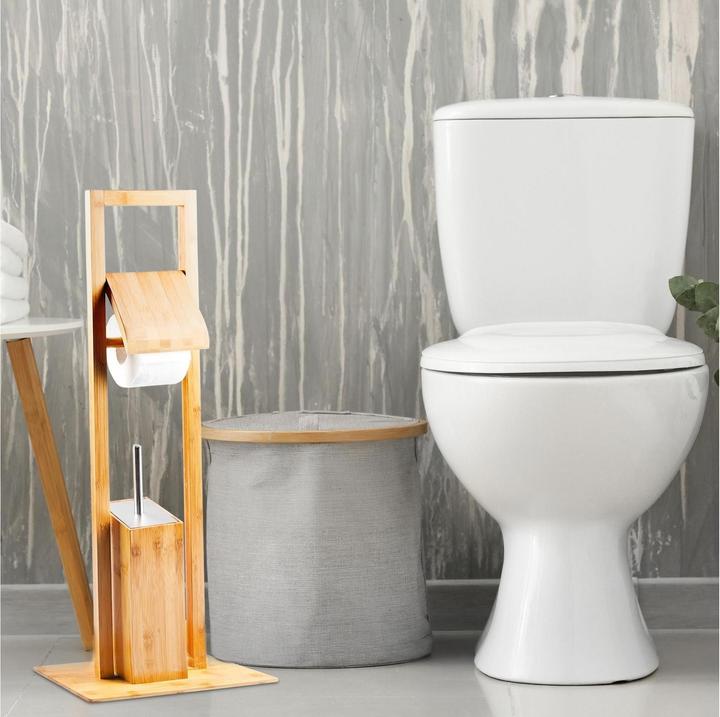 Productafbeelding Relaxdays Wc-set bamboe