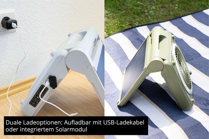 Actual product image Unold Solarventilator Camping 86516