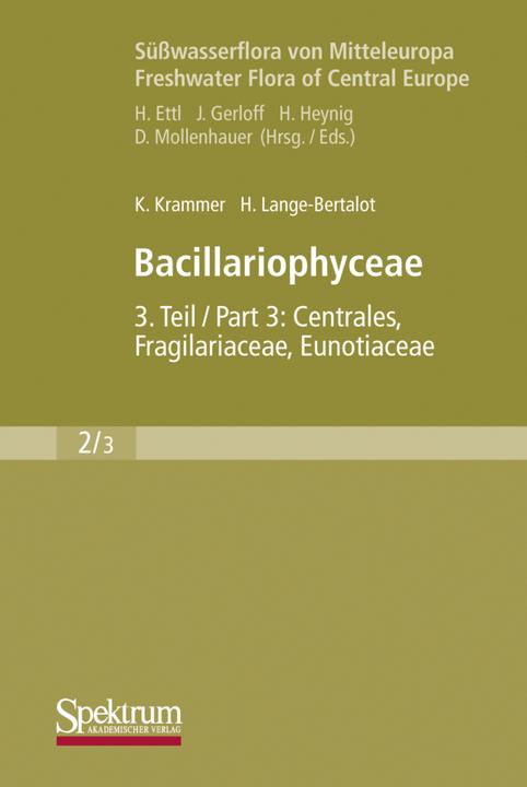 Produktbild Süsswasserflora von Mitteleuropa, Bd. 02/3: Bacillariophyceae (Deutsch, Horst Lange-Bertalot, Kurt Krammer, 2008)
