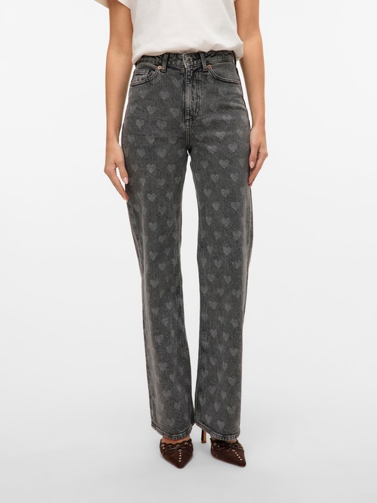 Produktbild Vero Moda VMTESSA Hohe Taille Weiter Beinschnitt Jeans Weit geschnitten (W27/L32)
