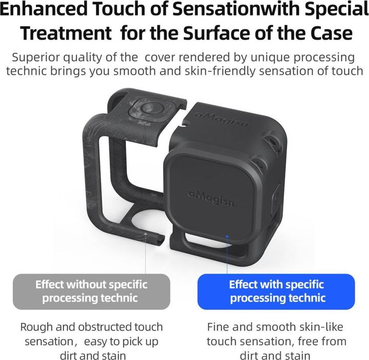 Actual product image aMagisn Silicone protective cover with lens protection