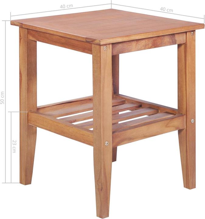 Immagine prodotto vidaXL Couchtisch (40 x 40 x 50 cm)
