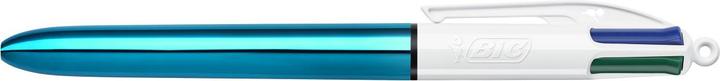 Produktbild Bic 4-Farb-Druckkugelschreiber ® 4 Colours® Shine, 0,4 mm, sort.Tubo-Display 20St (multicolour, 20 x)