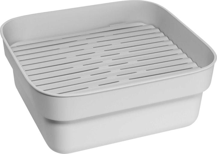 Actual product image Brabantia Washbasin with drainer, gray (Top-mounted sink, 37.40 cm, 37.40 cm)