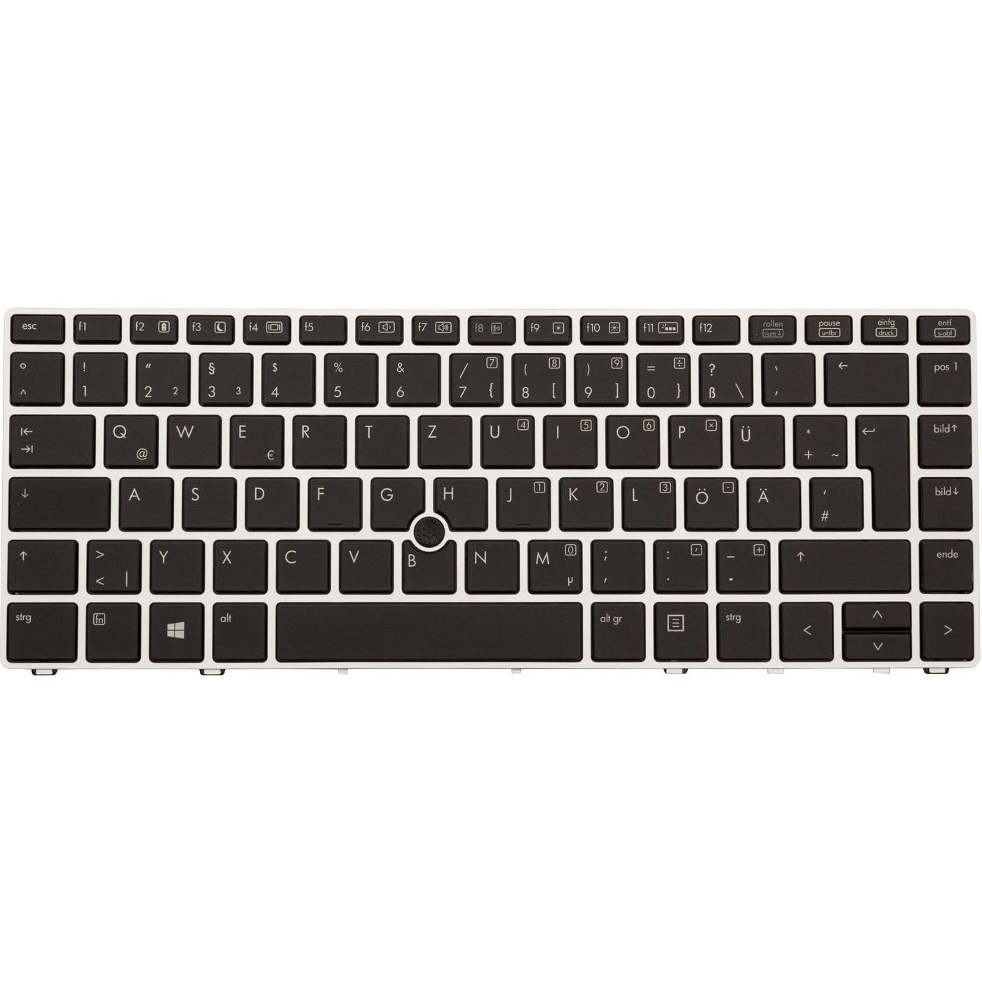 HP 702843-041 Ersatztastatur, DE, Notebook Ersatzteile, Schwarz