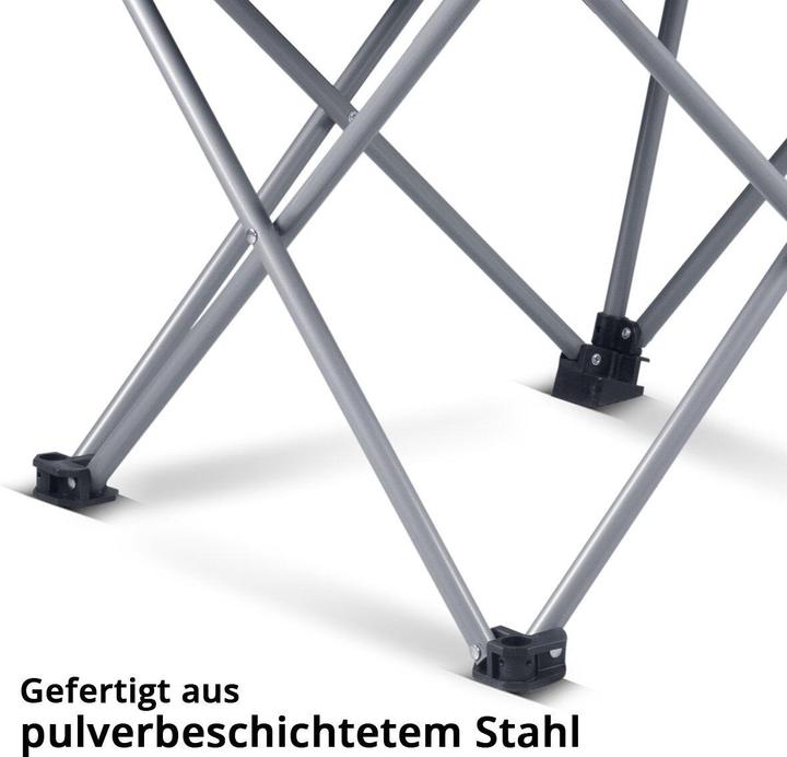 Immagine prodotto Stahlwerk Sedia da campeggio Sedia da giardino Sedia pieghevole Sedia da pesca Sedia pieghevole