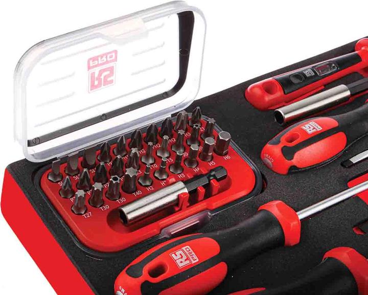 Actual product image RS PRO 39pc Slotted/PZ Screwdriver and Bit Set (Port, Pozidriv cross recess (PZ))