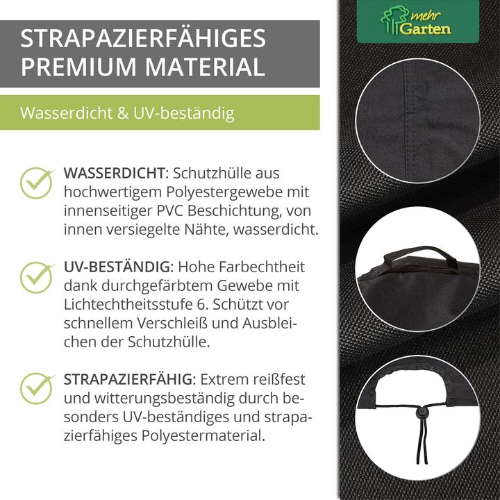Produktbild Mehr Garten Schutzhülle für Keramikgrill Premium 2.0 Schwarz