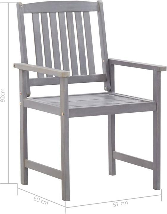 Produktbild vidaXL Gartenmöbel Set (80 x 140 x 74 cm)