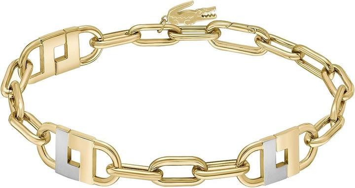 Lacoste - Charms 2040162 Women's Statement Gold Plated Bracelet (19 cm, Yellow Gold Ion Plating)