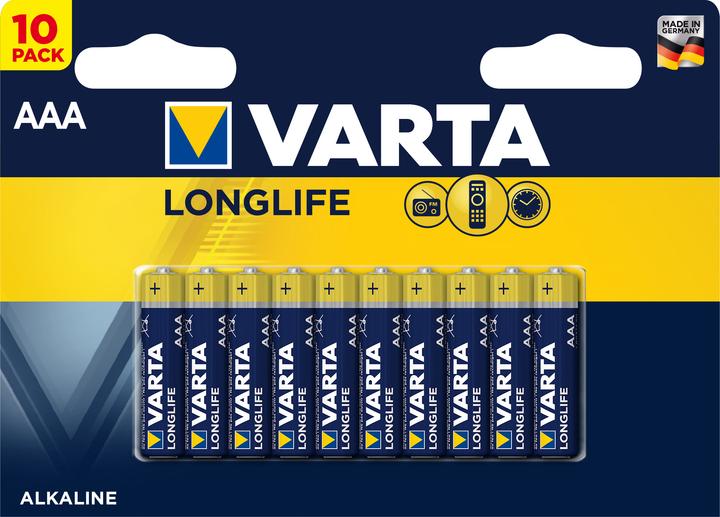 Produktbild Varta Longlife (10 Stk., AAA, 1200 mAh)