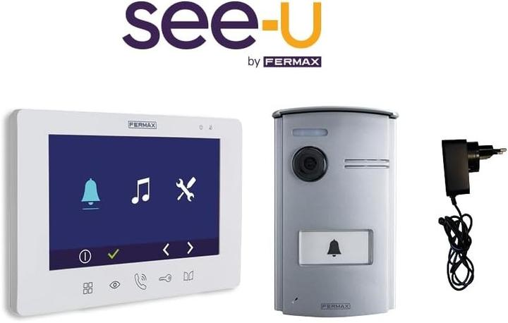 Productafbeelding Fermax Videosprechanlage mit 7-Zoll-Monitor, Nachtsicht und IP54-Schutz