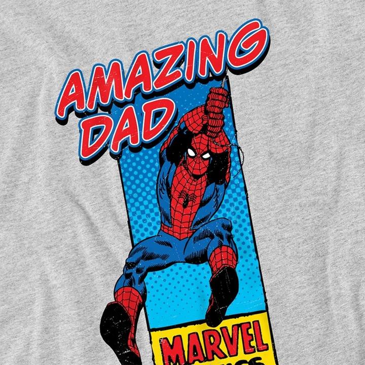 Produktbild Amazing Dad TShirt meliert Vatertag (L)