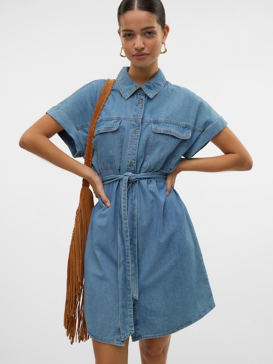 Actual product image Vero Moda VMNOTUS Kurzes Kleid Jeanskleid (XS)