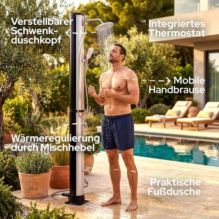Produktbild Arebos Solardusche