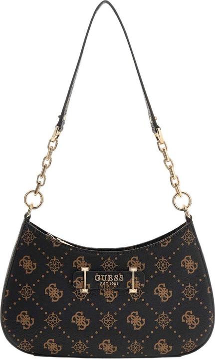 Guess Carrie Logo Top Zip Shoulder Bag