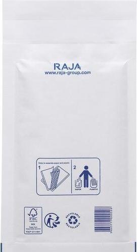 Image du produit Raja Pochettes d'expédition à bulles d'air PMBL00C Papier Blanc (200 x)