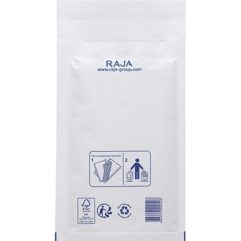 Thumbnail - Raja, Versandtasche + Luftpolstertasche, Luftpolster-Versandtaschen PMBL00C Papier Weiss (200 x)