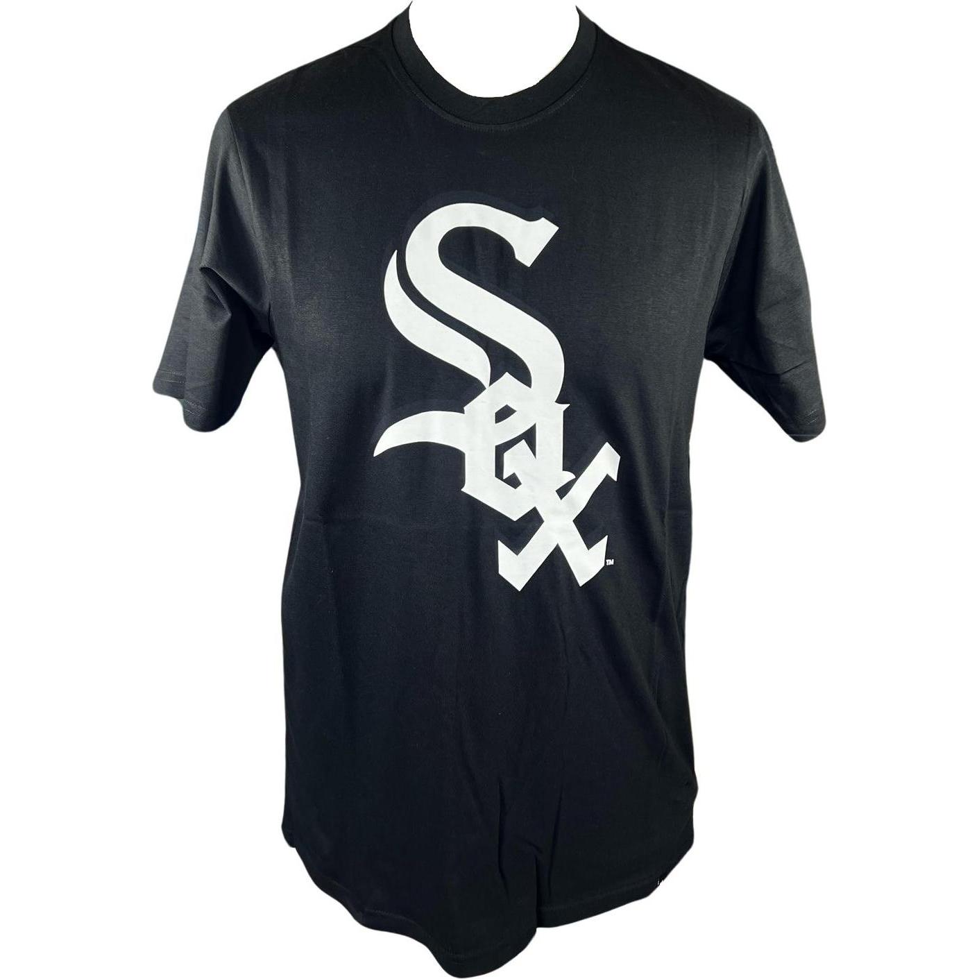 47 Brand, Herren, Shirt, t-shirt chicago white sox backer, Schwarz, (L)