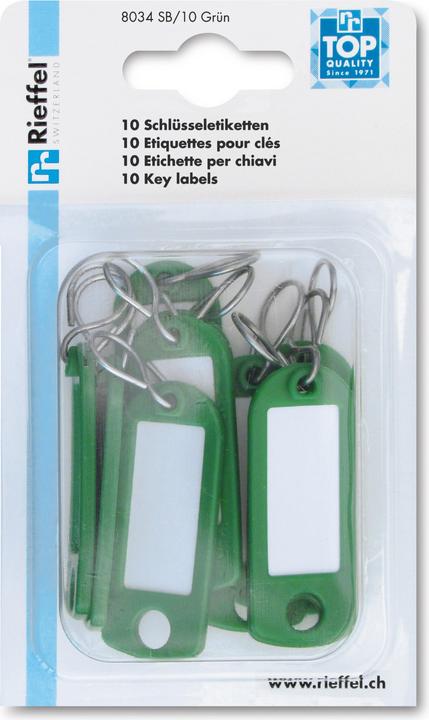 Actual product image Rieffel Key labels